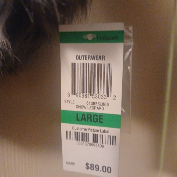 STYLE & CO. FAUX  FUR JACKET - Picture 4 of 5